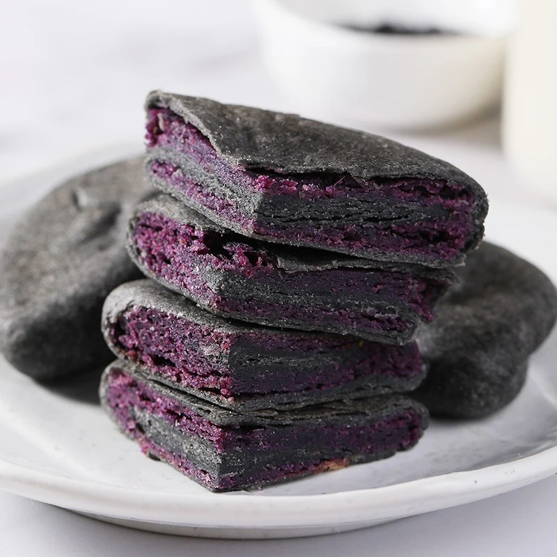 Black Purple Yam & Taro Pastry
