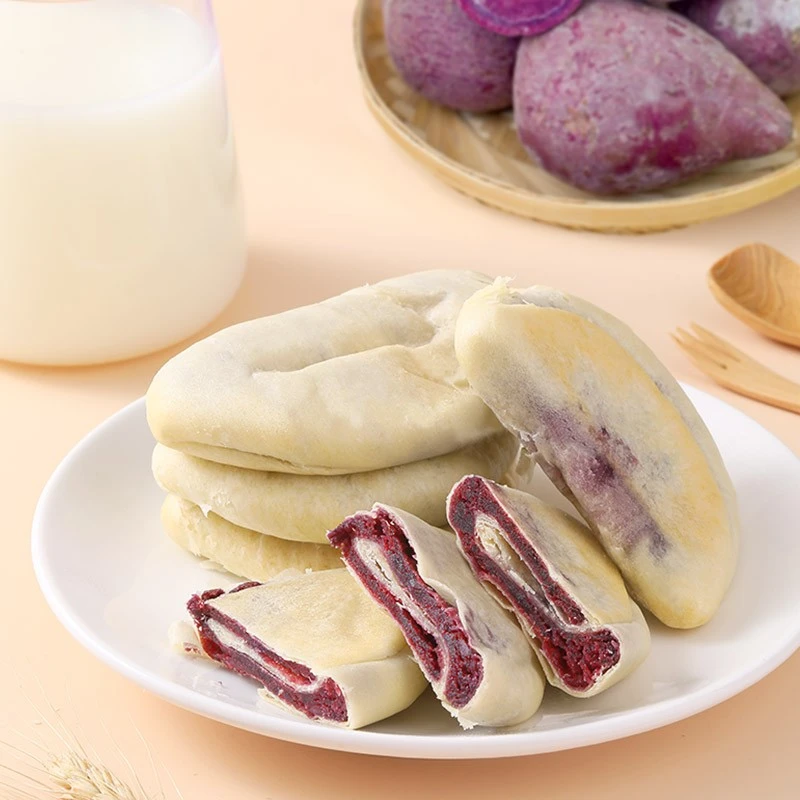 Purple sweet potato cakes