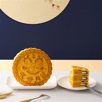 Meat Floss Mooncake